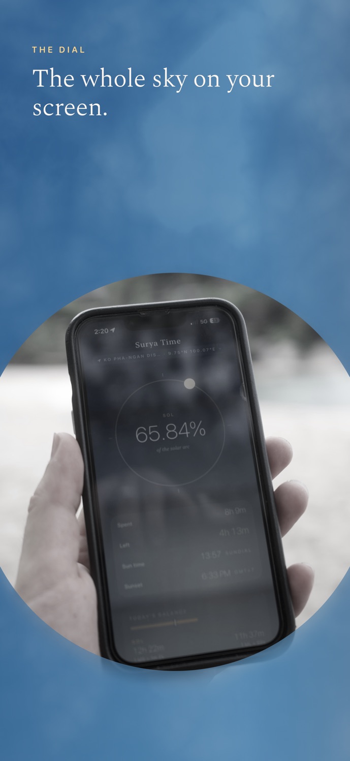 Designing a dial for daylight
